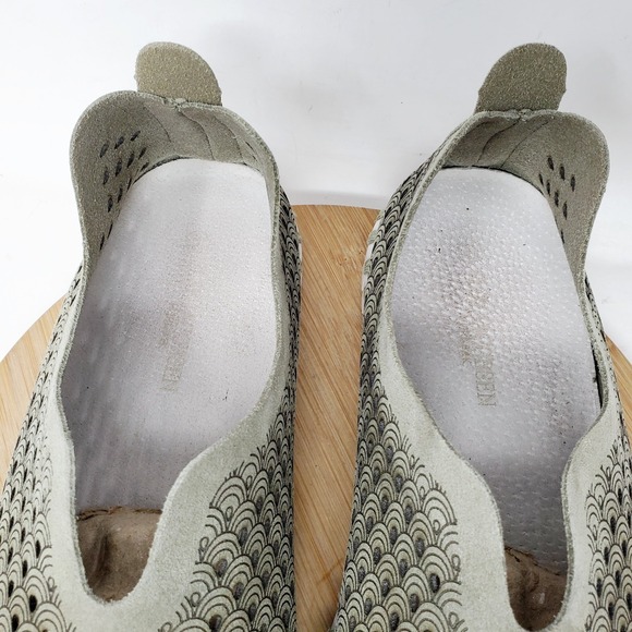 Ilse Jacobsen Tulip 139 Shoes Women 39 Green Slip On Comfort Loafer Sneakers - Picture 5 of 12